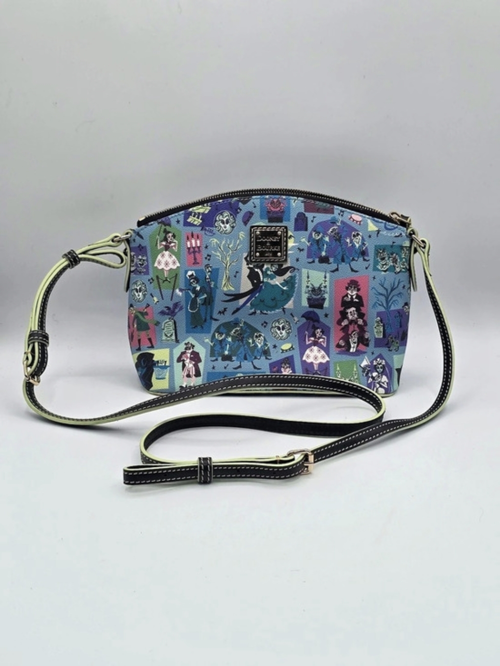 Dooney & Bourke Disney The Haunted Mansion Crossbody Bag Blue & Purple